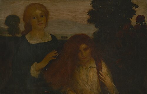 Rose to Rose, 1895, Arthur Bowen Davies