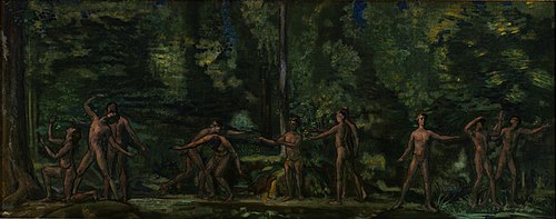 Clothed in Dominion, 1912, Arthur Bowen Davies