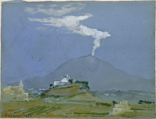 Landscape (Camaldoli), 1911, Arthur Bowen Davies