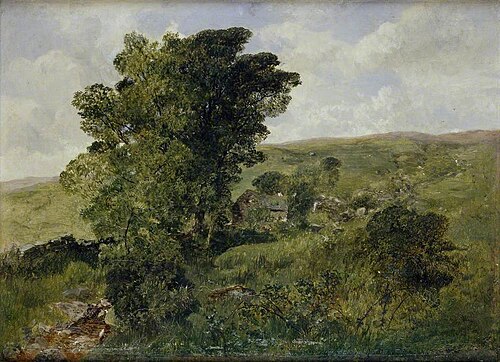 View of Nantlle, Caernarvonshire, 1855, Alfred William Hunt