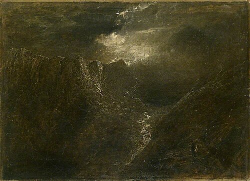 Glen Lyon by Moonlight, Snowdon, , Alfred William Hunt
