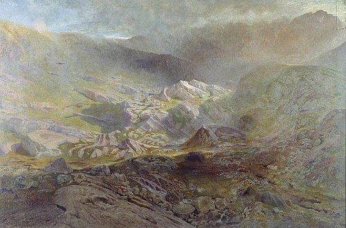 Cwm Trefaen, 1857, Alfred William Hunt