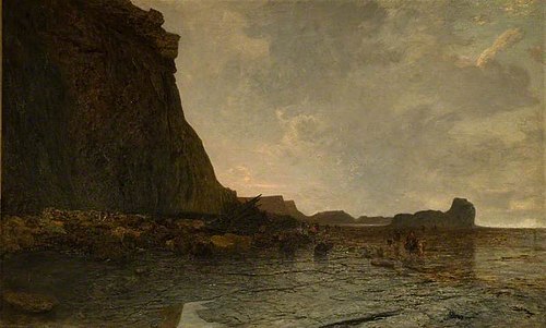 Whitby Scaur,  Yorkshire, 1878, Alfred William Hunt