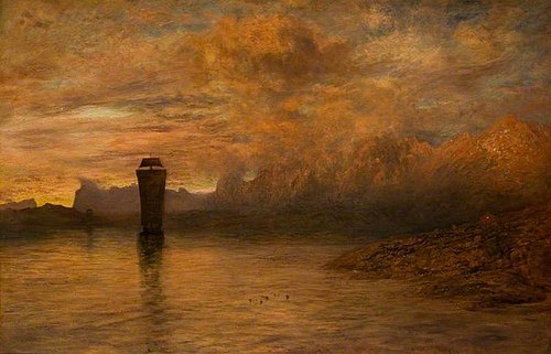 A Norwegian Midnight, 1878, Alfred William Hunt