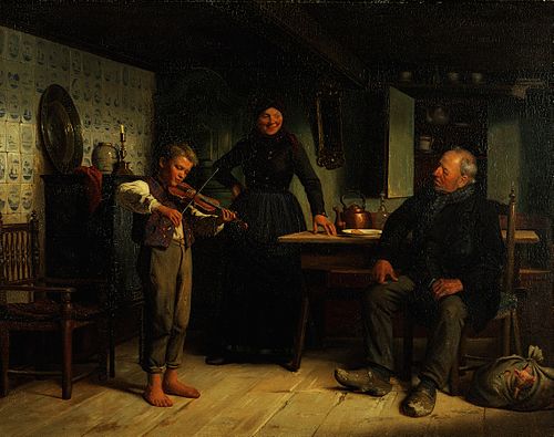 Præsentation for en kender, 1887, Julius Exner