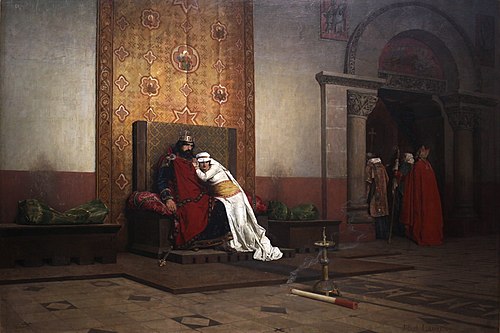 L'Excommunication de Robert le Pieux, 1875, Jean-Paul Laurens
