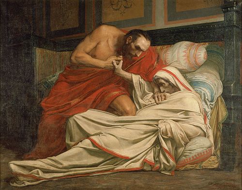 La Mort de Tibère, 1864, Jean-Paul Laurens