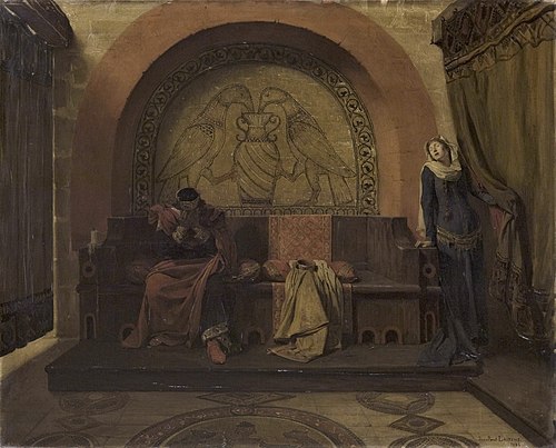 La Répudiation de la reine Berthe, 1883, Jean-Paul Laurens