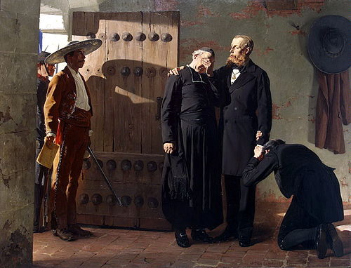Emperor Maximilian of the Mexico before the Execution, 1882, Jean-Paul Laurens