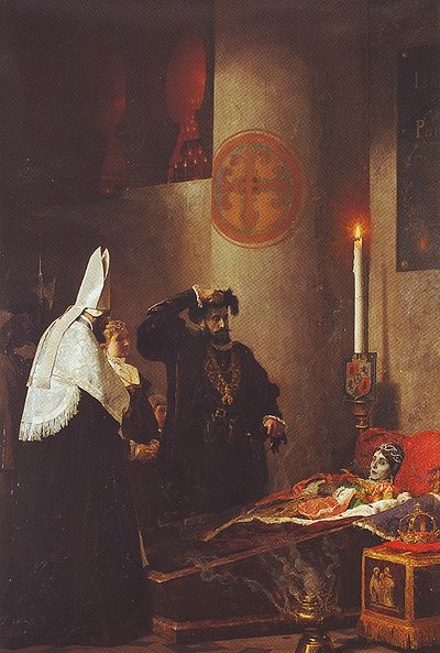 François de Borgia devant le cercueil d'Isabelle de Portugal, , Jean-Paul Laurens