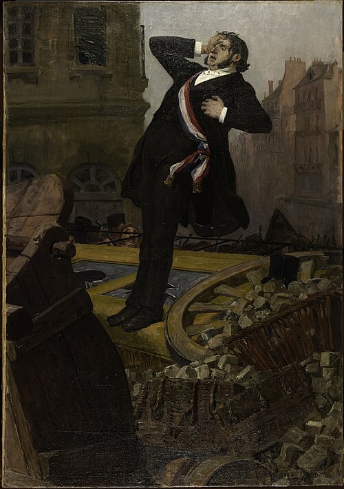 La mort de Baudin, 1902, Jean-Paul Laurens