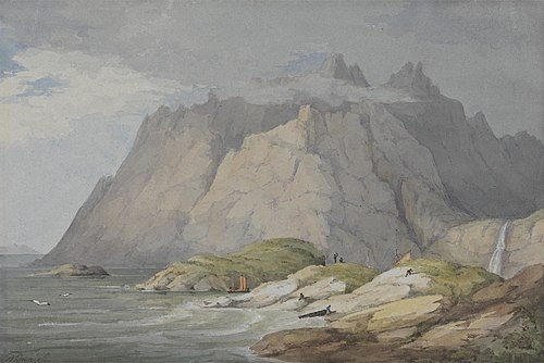 Loch Scavaig, Isle of Skye, 1819, William Daniell