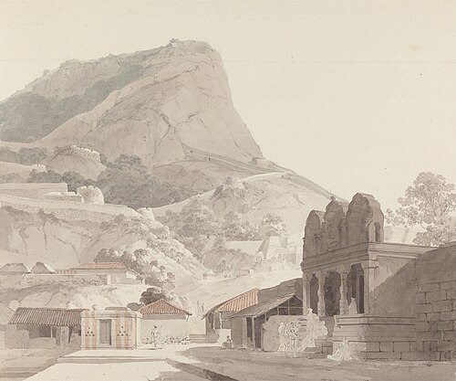 Sankrydroog, Madras, 1792, William Daniell