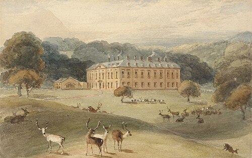 Althorp House, Northamptonshire, , William Daniell