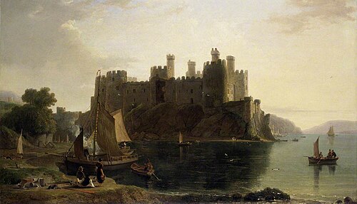 Conway Castle, 1812, William Daniell