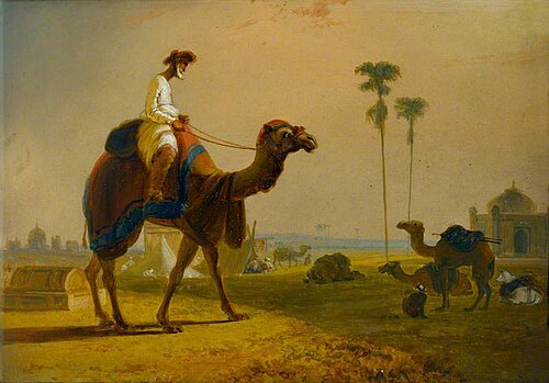 The Hirkarrah Camel (A Scene in the East Indies), 1832, William Daniell