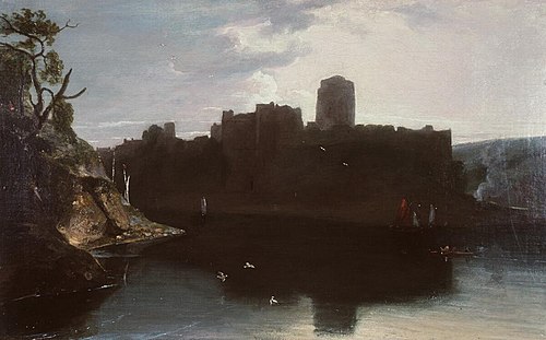 Pembroke Castle, 1830, William Daniell