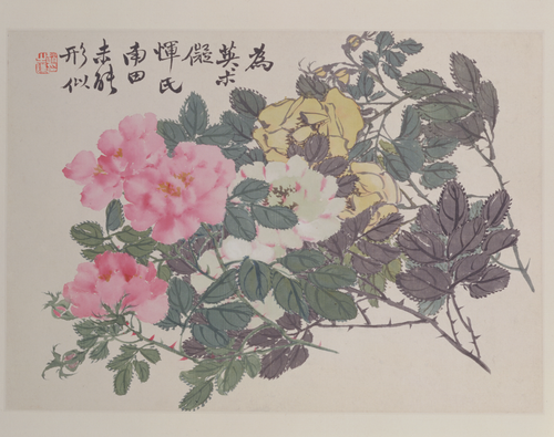 赵之谦花卉册-花卉页, , Zhao Zhiqian