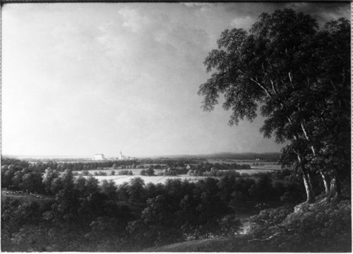 View of Örebro, 1843, Carl Johan Fahlcrantz