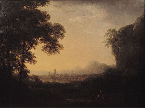 Romantic landscape, 1810, Carl Johan Fahlcrantz
