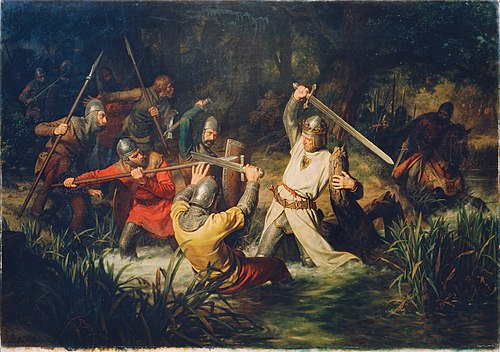 Rudolf von Habsburg in Lebensgefahr, 1872, Leopold Loeffler