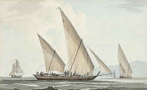A Patamar off Mahé, Malabar Coast, , Thomas Daniell