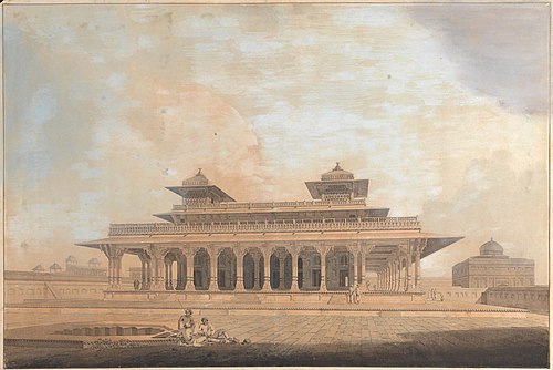 Part of the Palace at Allahbad, , Thomas Daniell
