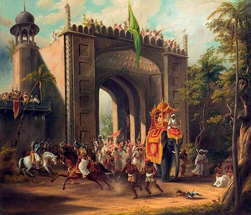 A State Procession in India, , Thomas Daniell