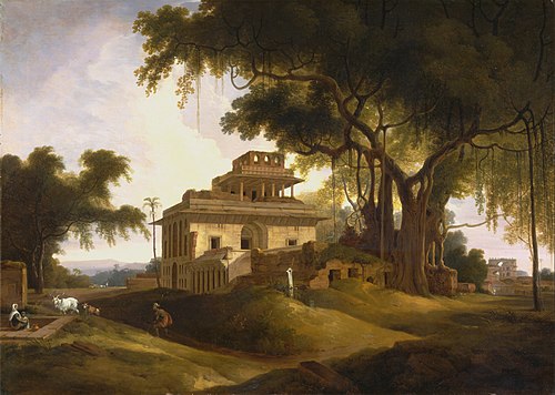 Ruines du Naurattan, Sasaram, Bihar, 1811, Thomas Daniell
