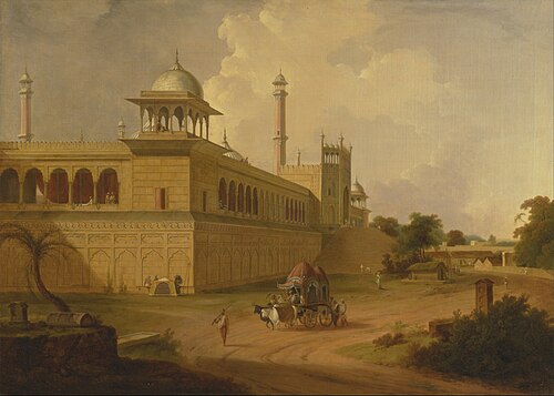 Jami Masjid, Delhi, 1811, Thomas Daniell