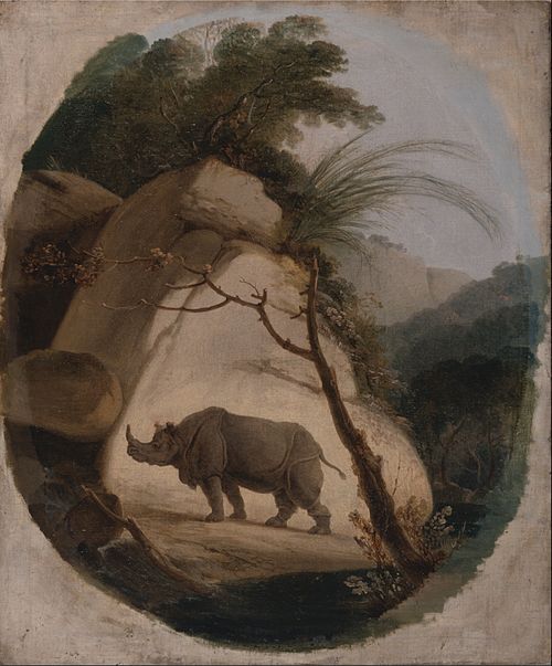 The Indian Rhinocero, 1790, Thomas Daniell