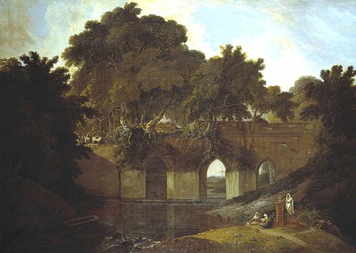 Bridge near Rajmahal, Bihar, 1827, Thomas Daniell
