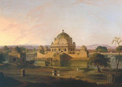 Sher Shah’s Mausoleum, Sasaram, 1810, Thomas Daniell