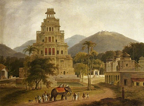 The Fort of Vellore in the Carnatic, 1815, Thomas Daniell