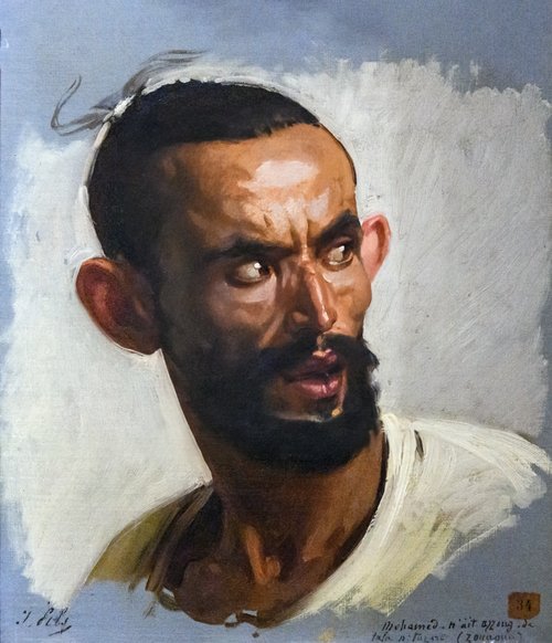 Tête de Kabyle, 1860, Isidore Pils