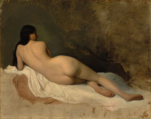 Study of a Reclining Nude, 1841, Isidore Pils