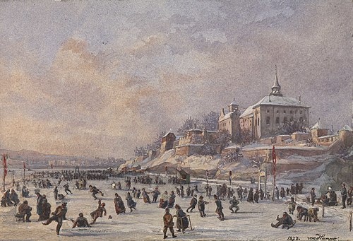 Christiania Skøitebane, 1873, Wilhelm von Hanno