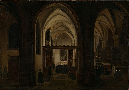 Church Interior, 1587, Hendrik van Steenwijk I