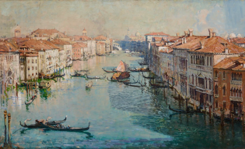 The Grand Canal, 1908, Arthur Streeton