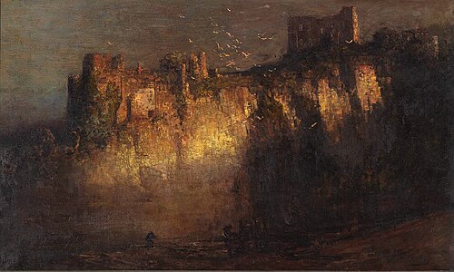 Chepstow Castle (1900), 1900, Arthur Streeton