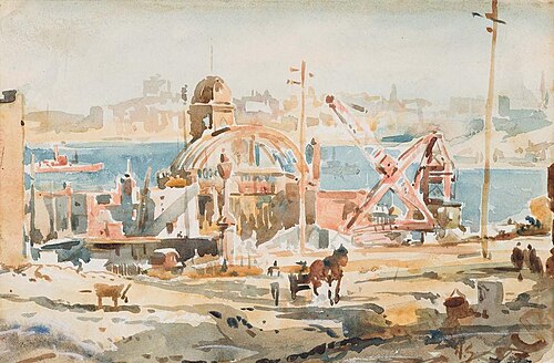 Milson's Point, Sydney (c.1880-1895), , Arthur Streeton