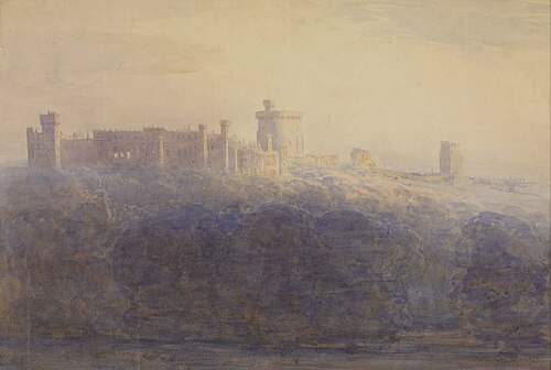 Early light Windsor Castle (1903), 1903, Arthur Streeton