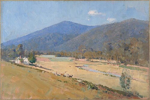 Valley, Wandiligong (1928), 1928, Arthur Streeton
