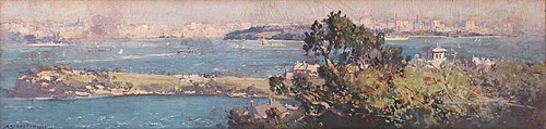 Sydney Harbour (1921), 1921, Arthur Streeton