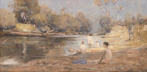 The Bathers (1891), 1891, Arthur Streeton