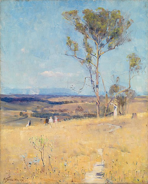 Near Heidelberg, 1890, Arthur Streeton