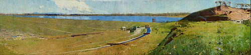 Prospect reservoir, 1895, Arthur Streeton