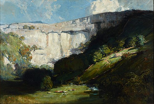 Malham Cove, 1911, Arthur Streeton