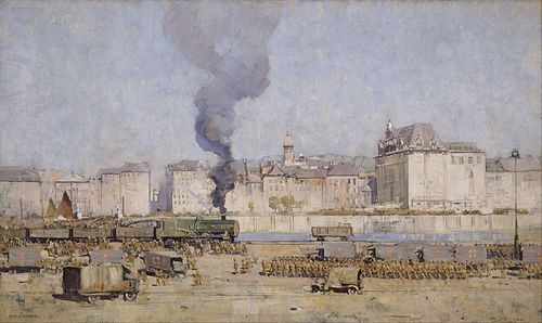 Boulogne, 1918, Arthur Streeton
