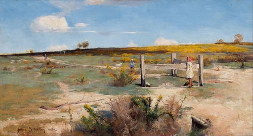 Early summer – gorse in bloom, 1888, Arthur Streeton
